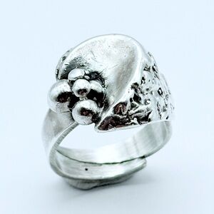 Finland Modernist Sterling Silver Ring - Vintage 1972 Sten & Laine Scandinavian